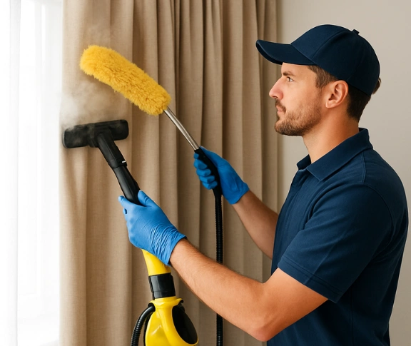 Trusted curtain steam cleaning technician Matty Curtain Cleaning padstow-heights-nsw QLD