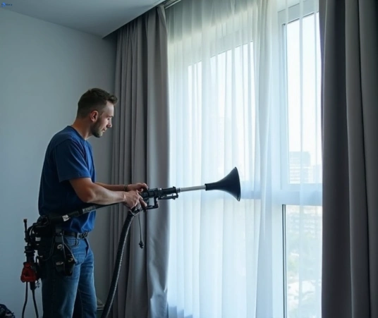 Professional curtain steam cleaning process equipment Matty Curtain Cleaning padstow-heights-nsw